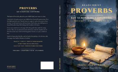 Cover of the Proverbs Scripture Copywork pack