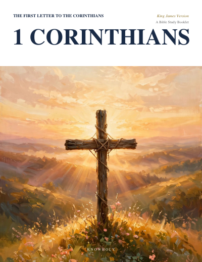 Cover of the 1 Corinthians study booklet