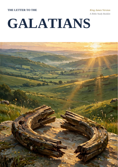 Cover of the Galatians study booklet