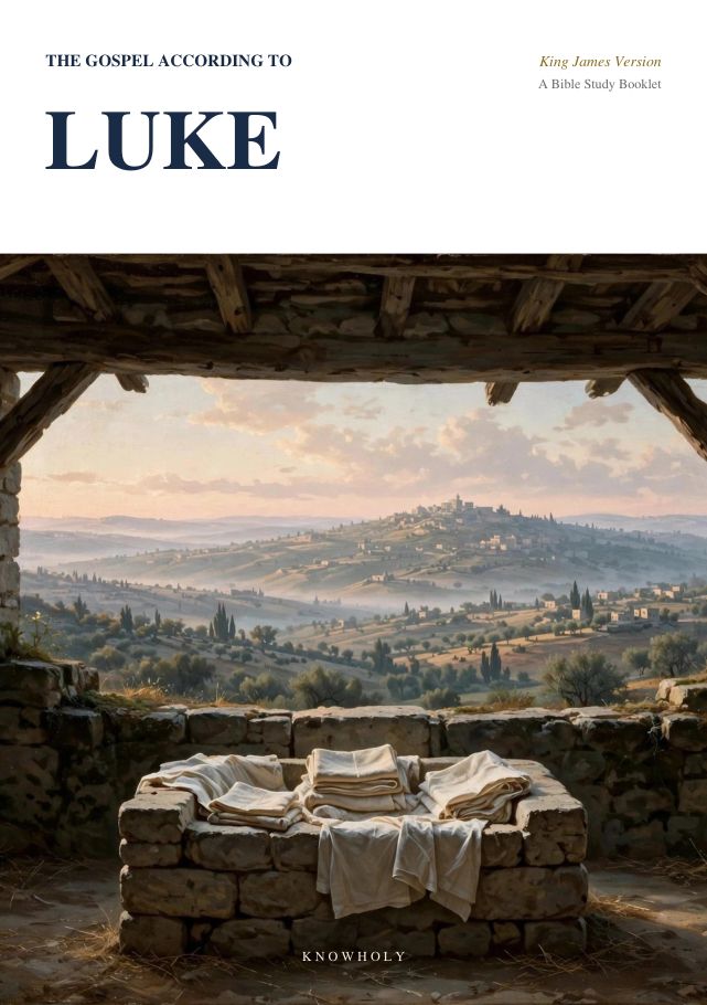 Cover of the Luke study booklet