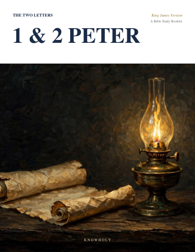 Cover of the 1 and 2 Peter study booklet
