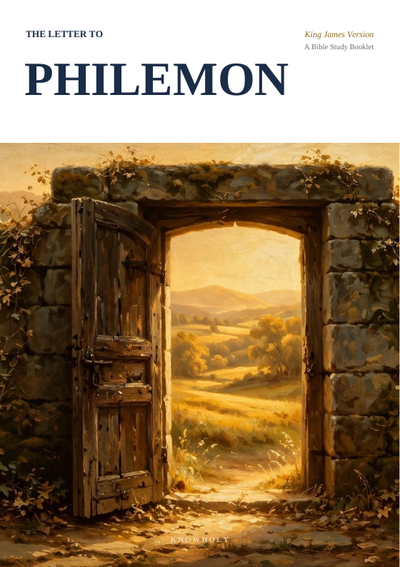 Cover of the Philemon study booklet