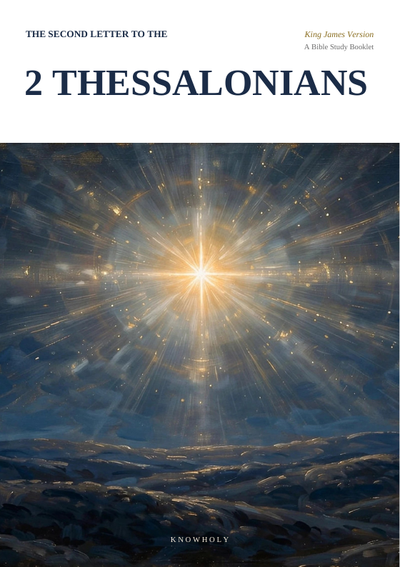 Cover of the 2 Thessalonians study booklet
