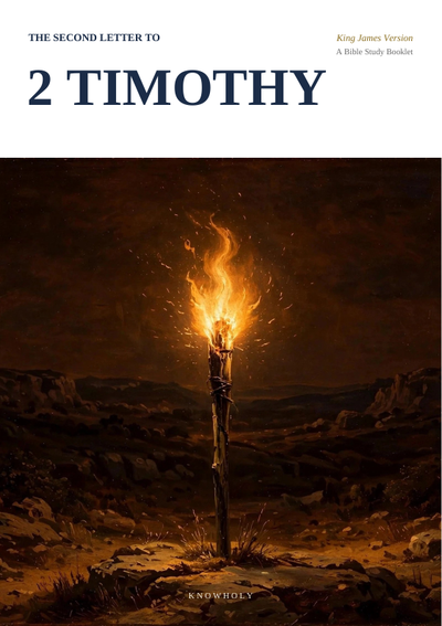 Cover of the 2 Timothy study booklet