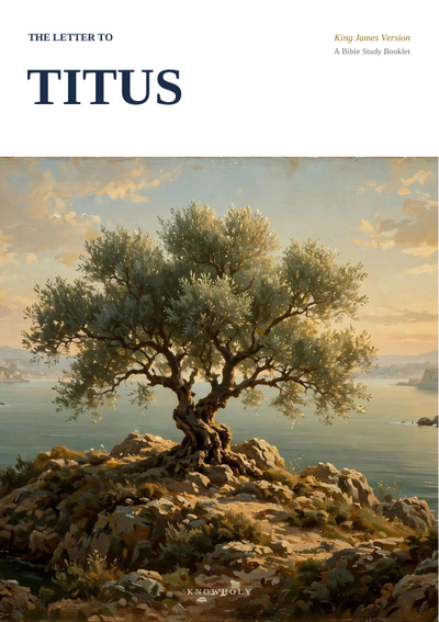 Cover of the Titus study booklet